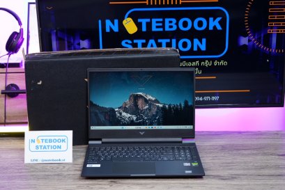HP Victus Gaming 15 Ryzen5-7535HS Ram16 RTX-2050(4GB) SSD512GB จอ15.6 FHD 144Hz สเปคเกมมิ่ง ดีไซน์สวย เรียบหรูทันสมัย พร้อมใช้งานเพียง 18,490.-