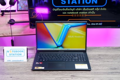 Asus Vivobook Go 15 Ryzen5-7520U Ram16 SSD512 จอ15.6 FHD IPS สเปคดีทำงานเก่ง ดีไซน์บางเบา พกพาสะดวก เครื่องพร้อมใช้งานเพียง 11,590 .-