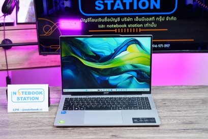 Acer Aspire Lite 16 i5-1334U Ram16 512GB M.2 จอใหญ่16นิ้ว FHD+ สเปคทำงานรุ่นใหม่ จอใหญ่ภาพสวยคมชัด ดีไซน์สวยบางเบา เครื่องมีประกันศูนย์ ขายเพียง 12,500.-