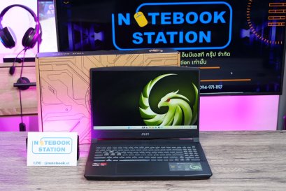 MSI Bravo 15 Ryzen5-7535HS การ์ดจอแยกRX6550M(4GB) Ram16 SSD512 จอ15.6 144Hz เครื่องสวยสเปคเกมมิ่ง เพียง 16,500.-