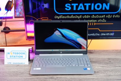 HP 15s i5-1135G7 Ram16 SSD512 จอใหญ่ 15.6 FHD IPS ภาพสวยคมชัด เครื่องประมวลผลไวดีไซน์บางเบาพกพาง่าย ขายเพียง 8,999.-