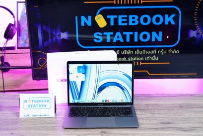 APPLE Macbook Air 13 (2020) M1 Ram8 SSD256 จอ13.3 รอบชาร์จ 45 ครั้ง ความชัดระดับ2k เครื่องรีเซ็ตพร้อมใช้งาน ขายถูกเพียง 14,890.-