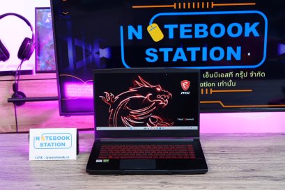 MSI GF63 Thin i5-10500H GTX1650Max-Q(4GB) Ram16 SSD512 จอ15.6 FHD IPS 144Hz สเปคเกมมิ่ง คีย์บอร์ดไฟสีแดง ขายเพียง 12,990.-