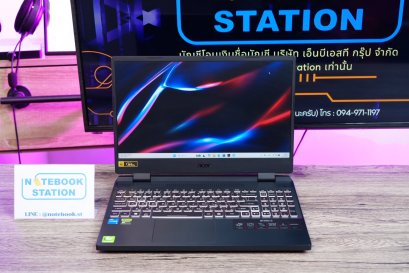 Acer Nitro 5 i5-12450H RTX-3050(4GB) RAM16 512GB+1TB M.2 จอ15.6นิ้ว FHD 144Hz เกมมิ่งสเปคสูง คีย์บอร์ดRGB4Zone ดีไซน์เครื่องสวยเท่ ทันสมัย มีประกันศูนย์ยาวถึงปี2027 ราคาสุดคุ้มเพียง 17,990.-