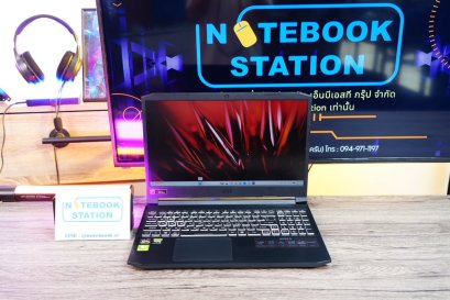 Acer Nitro 5 Ryzen7-5800H RTX3050(4GB) Ram16 SSD512 จอ15.6 144Hz คีย์บอร์ดไฟRGB สเปคเกมมิ่ง ขายเพียง 15,590 .-
