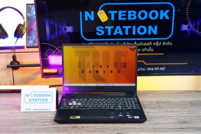 Asus TUF Gaming F15 i5-10300H GTX1650(4GB) Ram8 512GB M.2 จอ15.6 FHD 144Hz สเปคเกมมิ่ง คีย์บอร์ดไฟRGB ดีไซน์ฝาหลังสุดเท่ เครื่องพร้อมใช้งานราคาสุดคุ้มเพียง 12,490.-