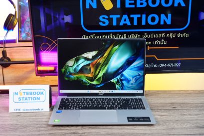 Acer Aspire Lite 16 i5-1334U Ram16 512GB M.2 จอใหญ่16นิ้ว FHD+ สเปคทำงานรุ่นใหม่ จอใหญ่ภาพสวยคมชัด ดีไซน์สวยบางเบา เครื่องมีประกันศูนย์ ขายเพียง 10,890.-