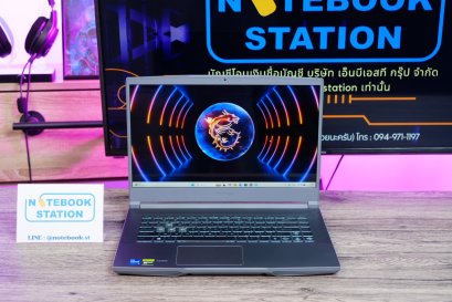 MSI Thin 15 i7-13620H RTX3050(4GB) Ram16 SSD512 จอ15.6 FHD 144Hz เกมมิ่งสเปคสูง น้ำหนักเบาไม่ถึง2kg ขายเพียง 18,500.- มีประกันศูนย์