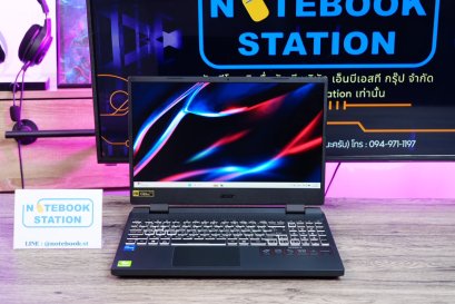 Acer Nitro 5 i5-12500H RTX3050Ti(4GB) RAM8 SSD512 จอ15.6 165Hz FHD สเปคสูง คีย์บอร์ดRGB เครื่องพร้อมใช้งาน ขายเพียง 18,990.-