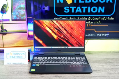 Acer Nitro 5 i5-12500H RTX3050(4GB) RAM16 SSD512GB จอ15.6 FHD 165Hz เกมมิ่งสเปคสูง คีย์บอร์ดRGB4โซน ดีไซน์สวยเท่ เครื่องพร้อมใช้งาน ราคาเพียง 17,990.-เท่านั้น