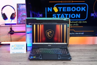 MSI Cyborg 15 IntelCore7-240H RTX5060(8GB) Ram16 SSD512 จอ15.6 FHD 144Hz สเปคสูง น้ำหนักเบา เครื่องสวยมาก พร้อมประกันศูนย์2027 ขายเพียง 31,990.-