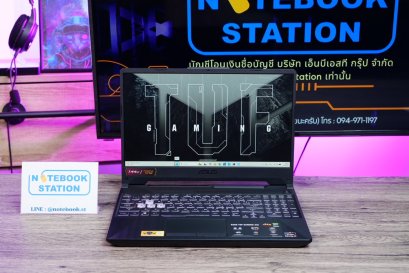 Asus TUF Gaming A15 Ryzen5-7535HS RTX-2050(4GB) Ram8 SSD512 จอ 15.6 FHD 144Hz สเปคสูง คีย์บอร์ดไฟRGB ดีไซน์สวยเท่ดูทันสมัย พร้อมประกันศูนย์2027 ราคาสุดคุ้มเพียง 17,490.-