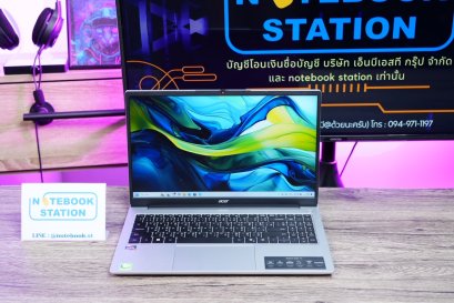 Acer Aspire Lite 15 Ryzen7-5700U Ram16 512GB M.2 จอ15.6นิ้ว FHD IPS สเปคสูงทำงานเก่ง จอใหญ่มีแป้นตัวเลขแยก ดีไซน์เรียบสวยบางเบา มีประกันศูนย์2027 พร้อมใช้งาน ราคาสุดคุ้มเพียง 11,990.-