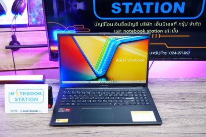 Asus Vivobook Go 15 Ryzen3-7320U Ram8 SSD512 จอ15.6นิ้ว FHD IPS สเปคดีทำงานเก่ง จอใหญ่มีแป้นตัวเลขแยก ดีไซน์เรียบสวยบางเบามีประกันศูนย์ยาวถึงปี2028 เครื่องพร้อมใช้งาน ราคาสุดคุ้มเพียง 8,999.-