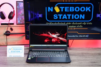 Acer Nitro 5 i5-10300H Ram16 GTX1650Ti(4GB) SSD512 จอ15.6 144Hz เกมมิ่ง สเปคดี ไฟRGBใต้คีย์บอร์ดสวยๆ เครื่องพร้อมใช้งาน ขายเพียง 13,990.-