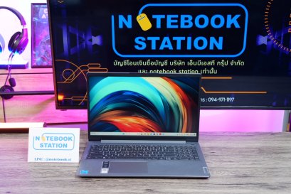 Lenovo IdeaPad 3 i3-1215U Ram8 256GB M.2 จอ15.6นิ้ว FHD IPS สเปคดีทำงานเก่ง คีย์บอร์ดไฟมีแป้นตัวเลขแยก เครื่องสวยดีไซน์บางเบา พร้อมใช้งานเพียง 10,500.-
