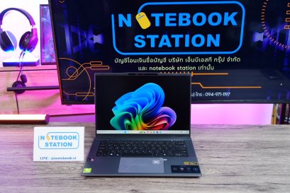 Acer Swift Go 14 AI รุ่นใหม่ Snapdragon X Plus Ram16 SSD512 จอ14.5นิ้ว WUXGA 120Hz จอภาพสวยคมชัด มีAIสเปคสูงทำงานเก่ง ดีไซน์เบาบางพกพาสะดวกมีประกันศูนย์ยาว2028 ขายเพียง 20,990.-