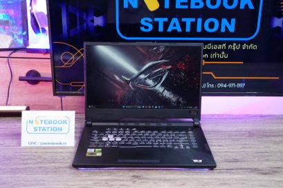 Asus ROG Strix G15 i5-10300H Ram8 GTX1650Ti(4GB) SSD512 จอ15.6 144Hz สเปคเกมมิ่ง ไฟRGBรอบตัวเครื่อง ราคาเพียง 14,500.-