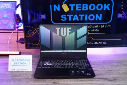 Asus TUF Gaming Ryzen7-3750H GTX1650(4GB) Ram8 SSD512 จอ15.6 144Hz สเปคเกมมิ่ง คีย์บอร์ดมีไฟRGB เครื่องพร้อมใช้งาน ขายถูกเพียง 8,990.- (ประกันร้าน7วัน)