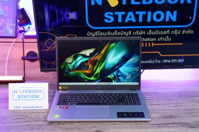 Acer Aspire 3 Ryzen3-7320U Ram16 512GB M.2 จอ15.6นิ้ว FHD IPS สเปคทำงาน ดีไซน์เครื่องสวยบางเบา เครื่องพร้อมใช้งานขายเพียง 9,800.-เท่านั้น