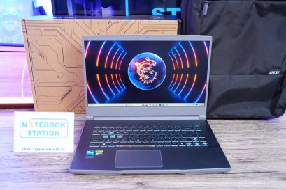 MSI Thin 15 i5-12450H RTX4050(6GB) Ram16 SSD512 จอ15.6 144Hz สเปคสูง ไฟคีย์บอร์ดสีฟ้า เครื่องสวย อุปกรณ์แท้ครบกล่องพร้อมใช้งาน ขายเพียง 20,990.-