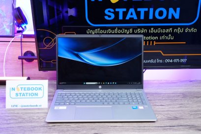 hp 15 Intel Core5-120U Ram16 512GB SSD M.2 หน้าจอ 15.6นิ้ว FHD IPS สเปคทำงานรุ่นใหม่ จอใหญ่มีแป้นตัวเลขแยก พร้อมไฟใต้คีย์บอร์ด ดีไซน์สวยเรียบหรูบางเบา ดูทันสมัย เครื่องมีประกันศูนย์ พร้อมใช้งานเพียง 13,900.-