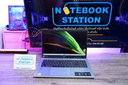 Acer Aspire 3 i3-1215U Ram8 SSD512 จอ15.6 FHD สเปคดี ใช้งานทั่วไป ดีไซน์บางเบา ขายเพียง 9,490.-เท่านั้น