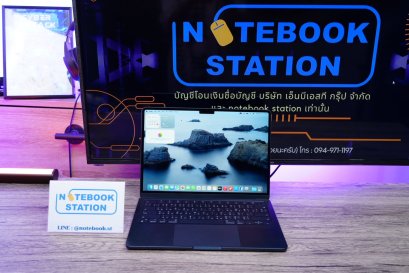 APPLE Macbook Air M3 (2024) Ram8 SSD256 จอ13.6 ระดับ2k Cycle count เพียง 34 ครั้ง เครื่องสวยมากเครื่องพร้อมใช้งาน ราคา 23,999.-