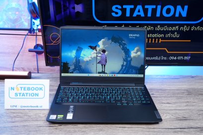 Lenovo IdeaPad Gaming 3i i5-10300H GTX1650Ti Ram8 SSD512 จอ15.6 FHD 120Hz สเปคเล่มเกมส์ มีไฟใต้คีย์บอร์ด ขายเพียง 12,500.-