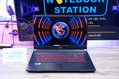 MSI GF76 Katana i7-12700H RTX3050Ti(4GB) RAM16 SSD1TB จอ17.3 FHD 144Hz จอใหญ่ สเปคสูง คีย์บอร์ดไฟ เครื่องพร้อมใช้งาน ขายเพียง 16,990.-