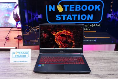 MSI GF66 Katana i7-12650H RTX3050Ti(4GB) Ram8 SSD512 จอ15.6 144Hz สเปคสูง เครื่องสวยพร้อมใช้งาน เพียง 17,900.-