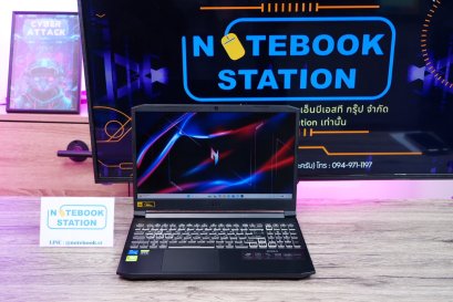 Acer Nitro 5 i5-11400H RTX3050(4GB) Ram8 512GB M.2 จอ15.6 FHD 144Hz สเปคเกมมิ่ง คีย์บอร์ดไฟRGBแบบ4โซน เครื่องพร้อมใช้งานราคาสุดคุ้มเพียง 15,999.-
