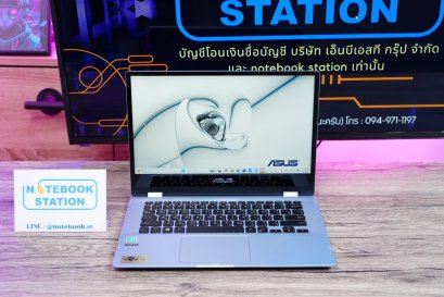 Asus VivoBook Flip 14 ทัชสกรีนหมุนจอ360องศา Ram8 SSD256 จอ14 FHD สเปคทำงานทั่วไป เครื่องพร้อมใช้งาน ขายถูกเพียง 6,800.-