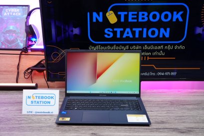 Asus Vivobook 15 i5-1235U Ram8 SSD512 จอ15.6 FHD สเปคดีทำงานเก่ง จอใหญ่มีแป้นตัวเลขแยก เครื่องพร้อมใช้งานเพียง 11,500.-เท่านั้น