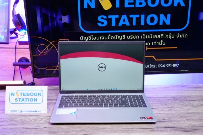 Dell inspiron 3515 Ryzen3-3250U Ram8 SSD256 จอ15.6 FHD สเปคดี อุปกรณ์ครบกล่อง เครื่องพร้อมใช้งาน ขายเพียง 4,999.- (ประกันร้าน7วัน)