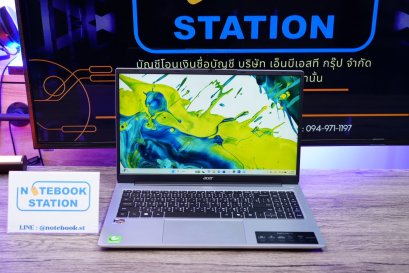 Acer Aspire Lite 15 Ryzen7-7730U Ram16 SSD512 15.6นิ้ว FHD IPS สเปคทำงานรุ่นใหม่ ทำงานเก่งแบตเก็บไฟนาน ดีไซน์เครื่องสวยบาง มีประกันศูนย์2027 ราคาเพียง 13,500.- (MS OFFICE 2024 แท้)