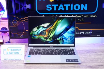 Acer Aspire Lite 16 i5-1334U Ram16 512GB M.2 จอใหญ่16นิ้ว FHD+ สเปคทำงานรุ่นใหม่ จอใหญ่ภาพสวยคมชัด ดีไซน์สวยบางเบา เครื่องมีประกันศูนย์ ขายเพียง 11,990.-