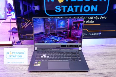 Asus ROG Strix G15 Ryzen7-6800H Ram8 RTX3050(4GB) 512GB M.2 จอ15.6 FHD IPS 144Hz 100% sRGB สเปคเกมมิ่ง ดีไซน์สุดเท่ ไฟRGBแบบจัดเต็ม เครื่องพร้อมใช้งานขายเพียง 19,990.-