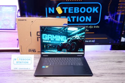 GIGABYTE GAMING A16 i5-13420H RTX4050(6GB) Ram16 512GB M.2 16.0นิ้ว FHD+ 165Hz เกมมิ่งรุ่นใหม่ สเปคสูงจัดเต็ม เครื่องสวยน้ำหนักเบา ครบกล่องมีประกันศูนย์2027 ในราคาสุดคุ้มเพียง 22,990.-