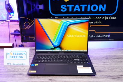 Asus Vivobook 16X i5-13420H RTX3050(4GB) RAM16 512GB M.2 จอใหญ่16นิ้ว FHD 144Hz สเปคสูงมีการ์ดจอแยก ดีไซน์บางเฉียบ เครื่องสวยพร้อมประกันศูนย์ ขายเพียง 18,990.-