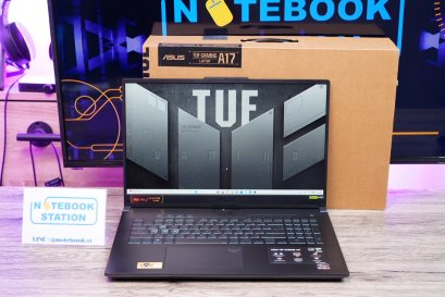 Asus TUF Gaming A17 Ryzen7-7435HS Ram16 RTX4050(6GB) 512GB M.2 จอใหญ่ 17.3นิ้ว FHD 144Hz เกมมิ่งสเปคสูง คีย์บอร์ดไฟRGB ดีไซน์สวยเท่ทันสมัย ครบกล่องประกันศูนย์ปี2027 ขายเพียง 29,990.-