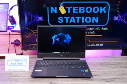 HP Victus Gaming 15 i7-12700H RTX4050(6GB) Ram16 SSD512 จอ15.6 FHD 144Hz เกมมิ่งสเปคสูง ดีไซน์เรียบหรู เครื่องพร้อมใช้งาน ขายเพียง 27,990.-เท่านั้น