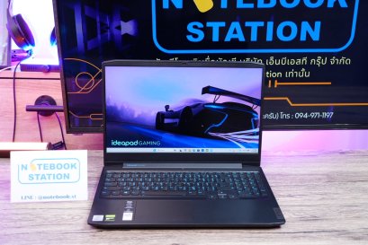 Lenovo IdeaPad Gaming 3i i5-10300H GTX1650Ti(4GB) Ram8 SSD512 จอ15.6 FHD 120Hz สเปคเล่มเกมส์ มีไฟใต้คีย์บอร์ด ขายเพียง 13,490.-