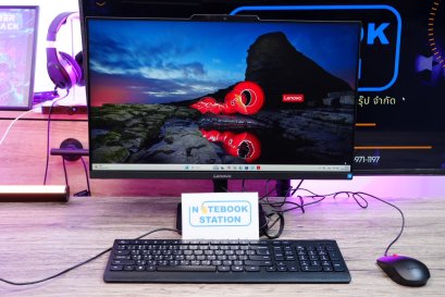 Lenovo V100 AIO Intel-N100 Ram16 SSD512GB M.2 จอ 23.8 FHD IPS สเปคทำงานทั่วไป อุปกรณ์ครบเซ็ตพร้อมใช้งาน ราคา 8,990.-