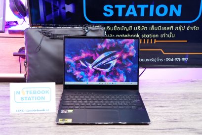 Asus ROG Flow X13 Ryzen9-5900HS GTX1650Max-Q(4GB) Ram16 1TB M.2 จอ13.4 FHD+ 120Hz สเปคสูงมีการ์ดจอแยก ทัชกรีนหมุนจอได้มีปากกา ขายถูกเพียง 16,990.-เท่านั้น
