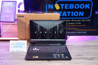 Asus TUF Gaming A15 Ryzen7-7435HS Ram8 RTX2050(4GB) SSD512GB จอ15.6 FHD IPS 144Hz สเปคสูง คีย์บอร์ดไฟRGB ดีไซน์สวยเท่ดูทันสมัย พร้อมประกันศูนย์ เพียง 17,990.-