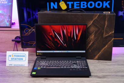 Acer Nitro 5 i5-12450H RTX3050(4GB) RAM16 SSD512GB M.2 จอ15.6นิ้ว FHD 144Hz เกมมิ่งสเปคสูง คีย์บอร์ดRGB4Zone ดีไซน์เครื่องสวยเท่ ทันสมัย มีประกันศูนย์ยาวถึงปี2027 ราคาสุดคุ้มเพียง 18,990.-