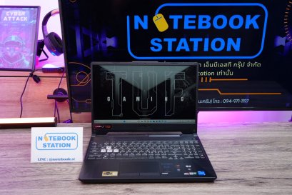 Asus TUF Gaming F15 i5-11400H RTX3050(4GB) Ram16 SSD512 จอ15.6 FHD 144Hz สเปคเกมมิ่ง คีย์บอร์ดไฟRGB เครื่องสวยดีไซน์สุดเท่ ขายเพียง 16,990.-