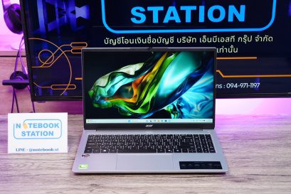 Acer Aspire Lite 15 Ryzen7-5700U Ram16 512GB M.2 จอ15.6นิ้ว FHD IPS สเปคสูงทำงานเก่ง จอใหญ่มีแป้นตัวเลขแยก ดีไซน์เรียบสวยบางเบา มีประกันศูนย์2027 พร้อมใช้งาน ราคาสุดคุ้มเพียง 11,900.-