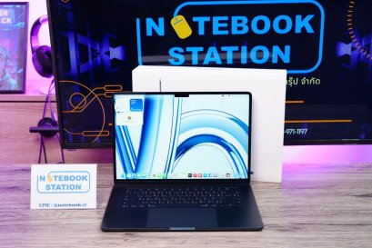 APPLE Macbook Air 15 (2025) M4 Ram16 SSD256 จอ13.6 ระดับ2k เครื่องสวยผ่านการใช้งานน้อย Cycle count 69 ครั้ง อุปกรณ์แท้ครบกล่องพร้อมประกันศูนย์ ขายเพียง 31,990.-เท่านั้น